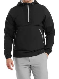FootJoy HydroLite X Rain Hoodie - Black