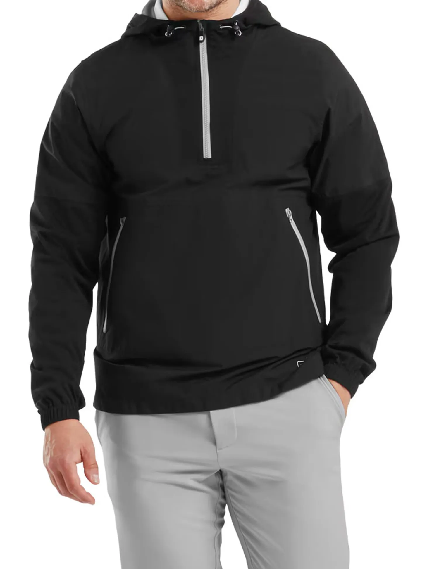 FootJoy HydroLite X Rain Hoodie - Black