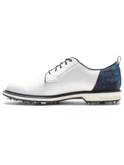 FootJoy Premiere Series Harris Tweed Field Limited Golf Shoes - White/Navy