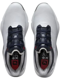 FootJoy Pro SLX Golf Shoes - White/Navy/Red