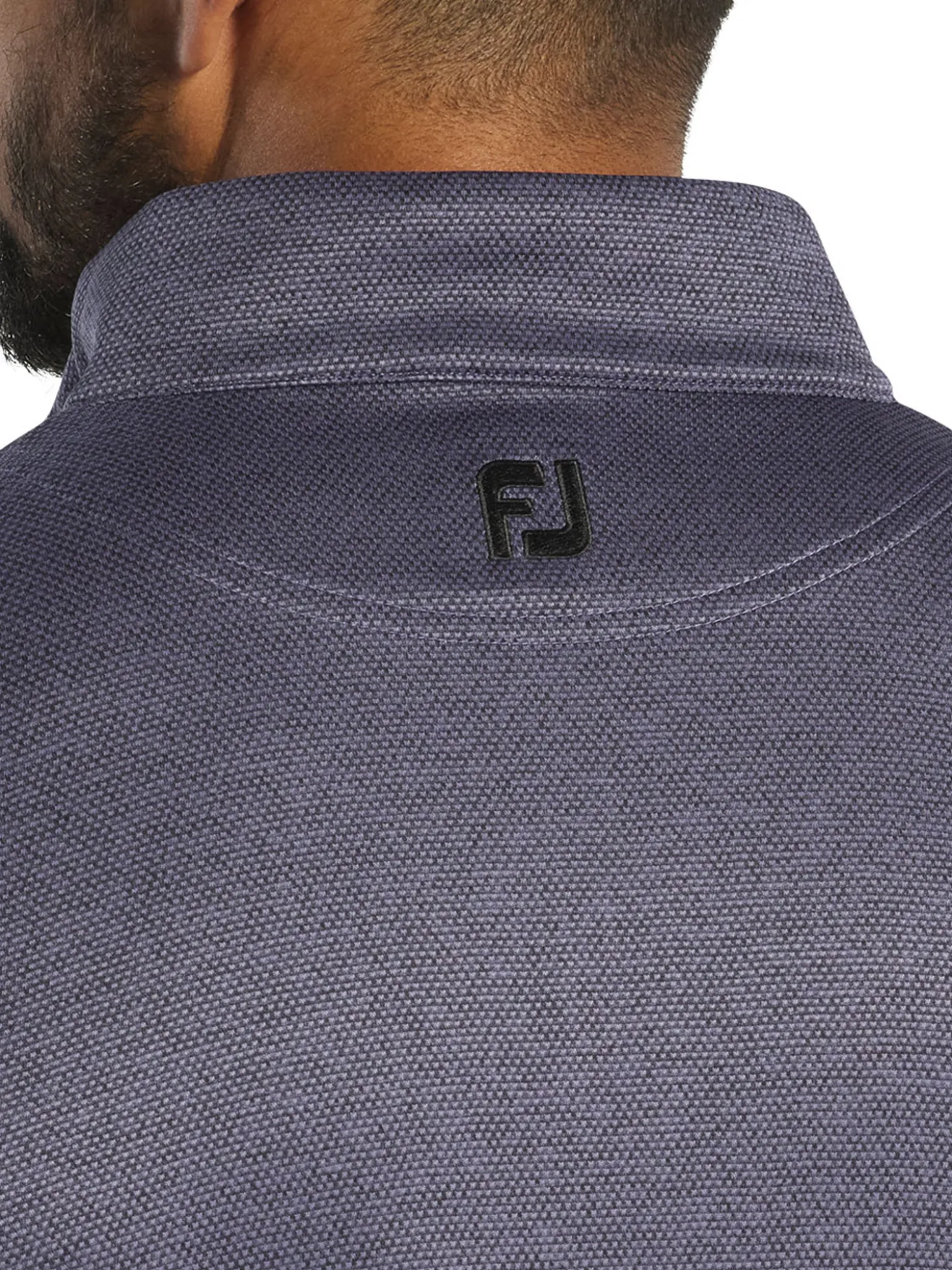 FootJoy Space Dye Dot Midlayer (Athletic Fit) - Purple Dusk/Black