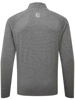 FootJoy Thermoseries Brushed Back Midlayer (Athletic Fit) - Black