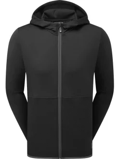 FootJoy Thermoseries Full Zip Hoodie (Athletic Fit) - Black