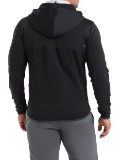 FootJoy Thermoseries Full Zip Hoodie (Athletic Fit) - Black