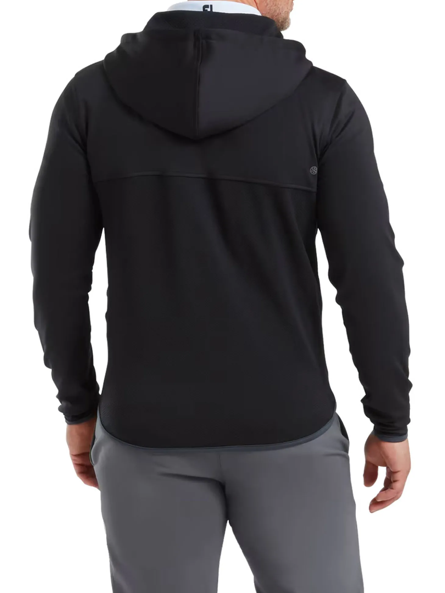 FootJoy Thermoseries Full Zip Hoodie (Athletic Fit) - Black