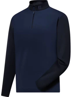 FootJoy Tonal Block Pullover (Athletic Fit) - Navy
