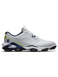 FootJoy Tour Alpha Golf Shoes - White/Navy/Lime