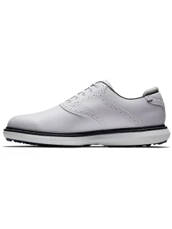 FootJoy Traditions Spikeless Golf Shoes - White