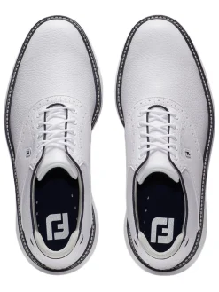 FootJoy Traditions Spikeless Golf Shoes - White