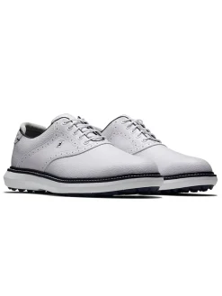 FootJoy Traditions Spikeless Golf Shoes - White