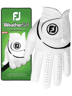 FootJoy Weathersof 24 Golf Glove - White