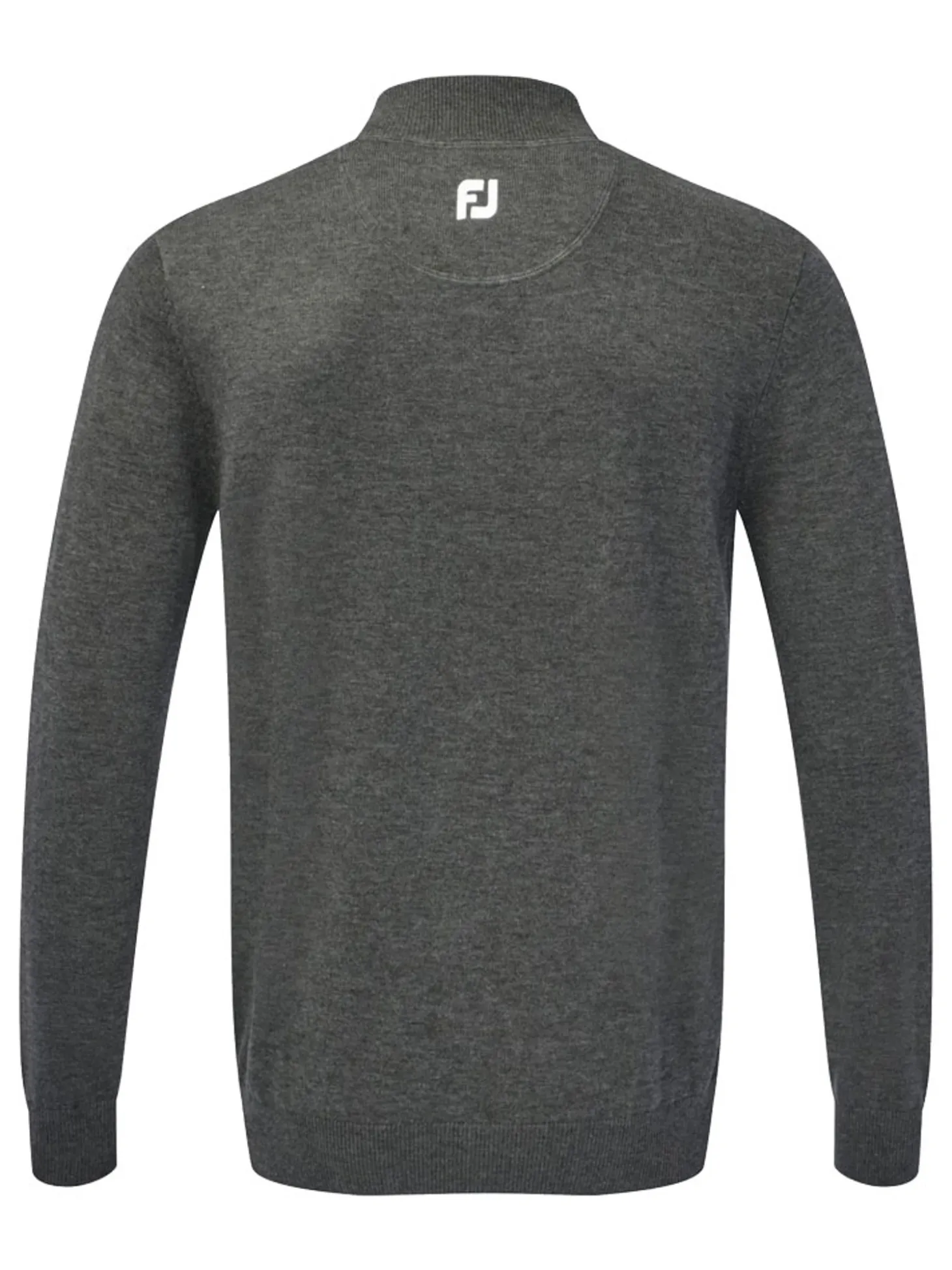 FootJoy Wool Blend 1/2 Zip Pullover - Heather Charcoal