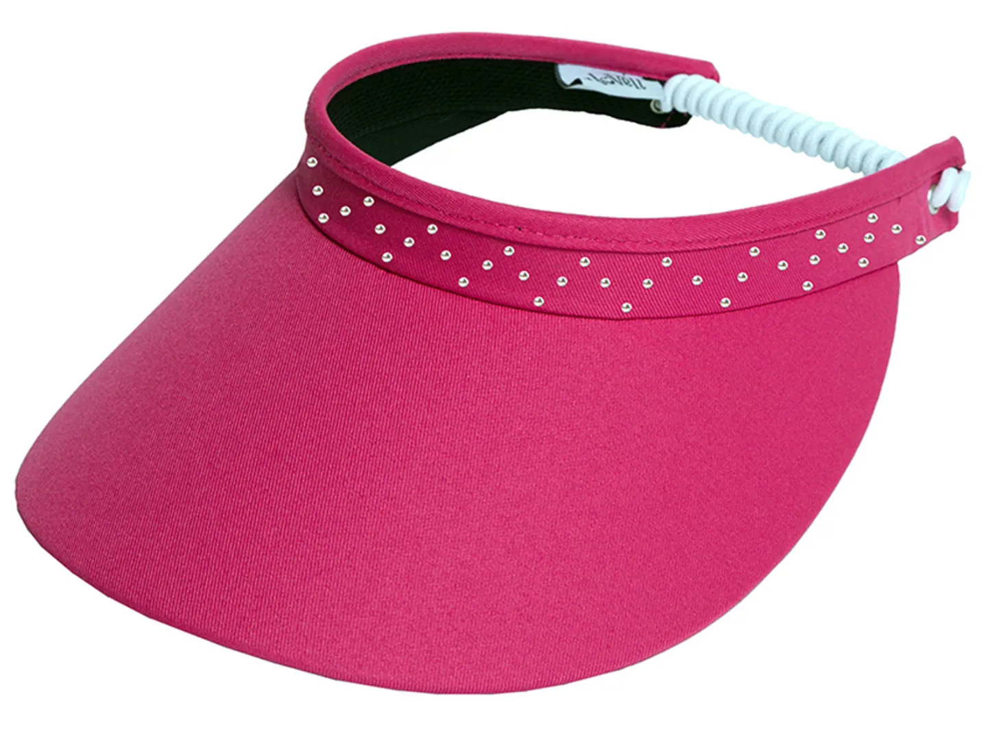 Glove It Bling Crystal Coil Visor - Pink