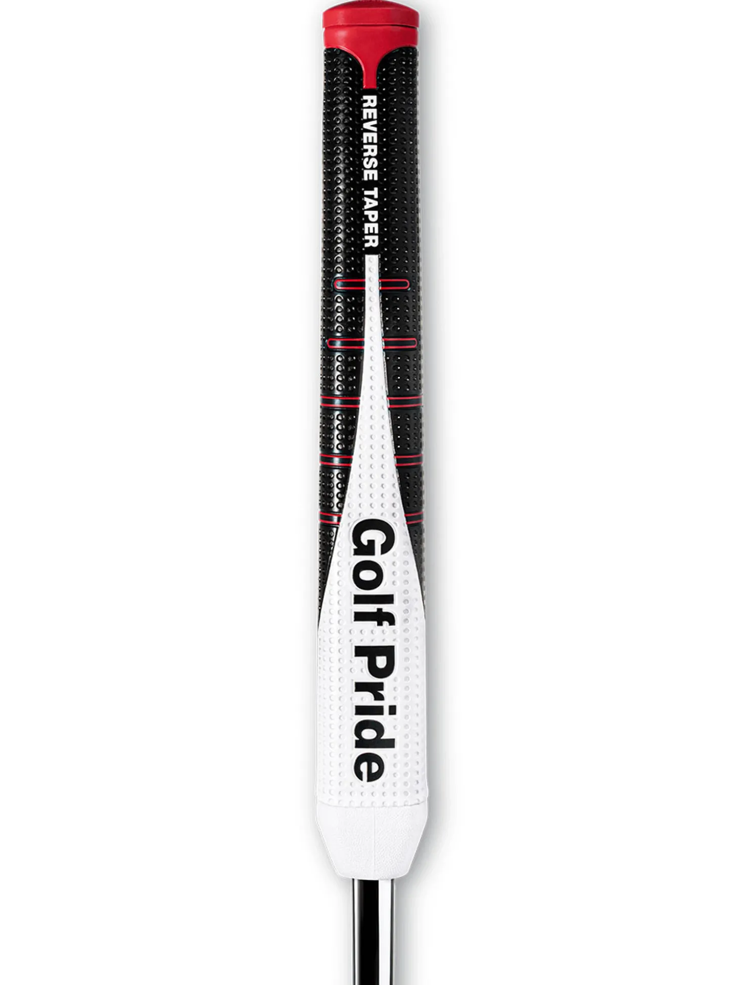 Golf Pride Reverse Taper Round Putter Grip - Black/White