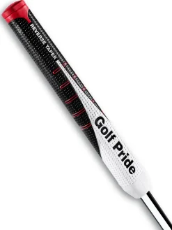 Golf Pride Reverse Taper Round Putter Grip - Black/White