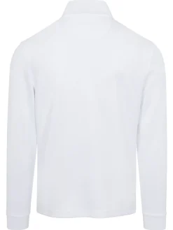 Greg Norman 1/4 Zip Pullover - White