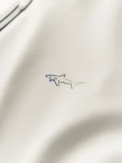 Greg Norman 1/4 Zip Pullover - White