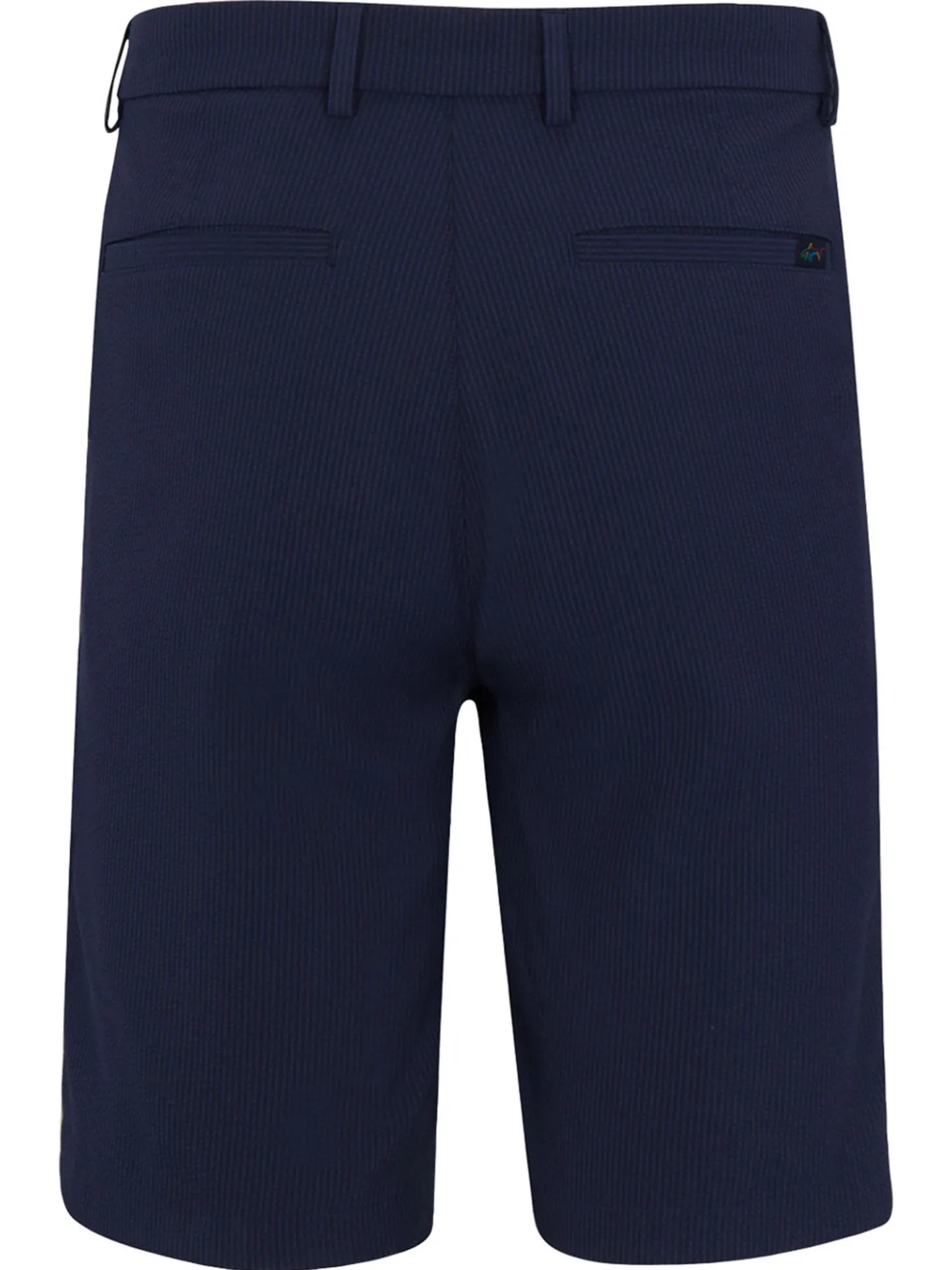 Greg Norman Seersucker Solid 9.5" Short - Navy