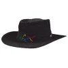 Greg Norman Signature Straw Hat - Black