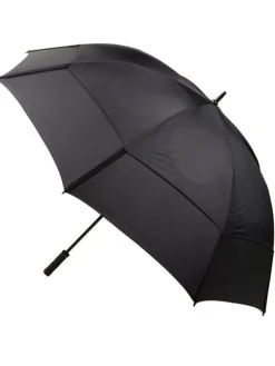 GustBuster Pro Series Gold Umbrella 68 Inch Black