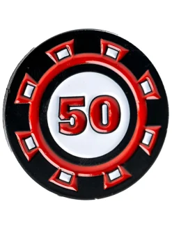 King Pins Golf Ball Marker Set 3 Pack - Casino