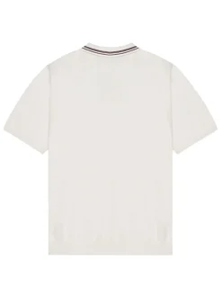 Malbon Campania Knit Polo - Ivory