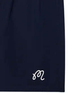 Malbon Classic Pleated Short - Navy