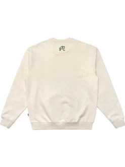 Malbon Evergreen Tiger Buckets Crewneck Sweatshirt - Natural