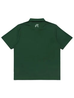 Malbon Evergreen Tiger Buckets Performance Pique Polo - Evergreen