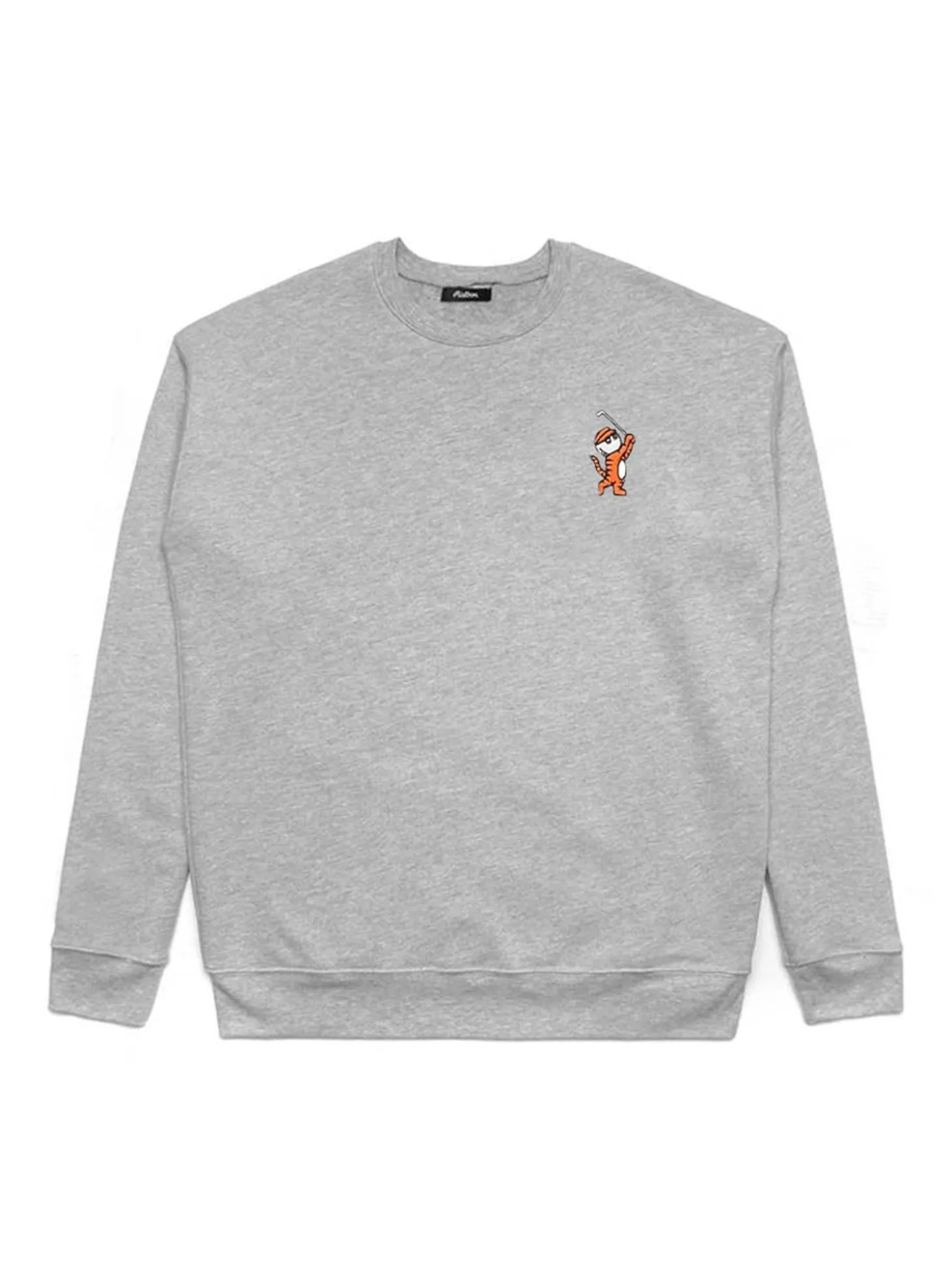 Malbon Evergreen Tiger Buckets Crewneck Sweatshirt - Heather