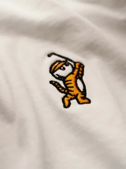 Malbon Evergreen Tiger Buckets Tee - White