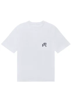 Malbon Gelato Stand Pocket T-Shirt - White