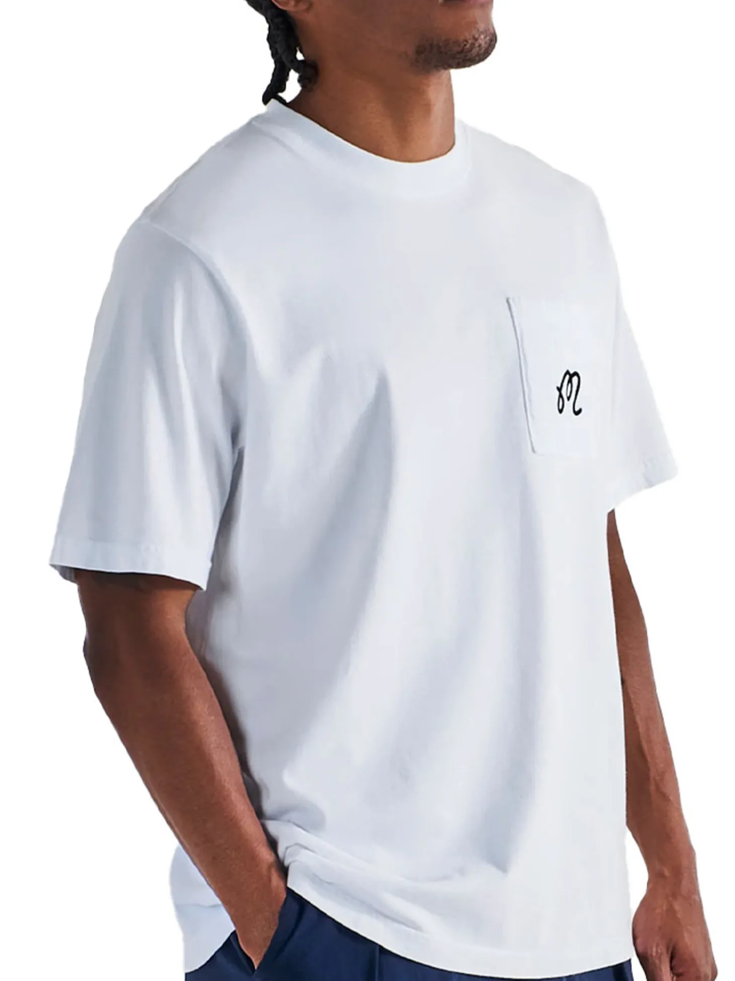 Malbon Gelato Stand Pocket T-Shirt - White