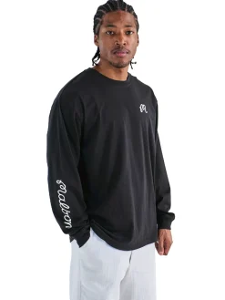 Malbon Gorse Long Sleeve Tee - Black