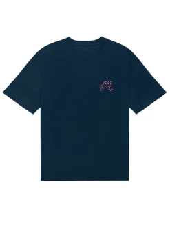 Malbon In Golf We Trust Short Sleeve Tee - Navy