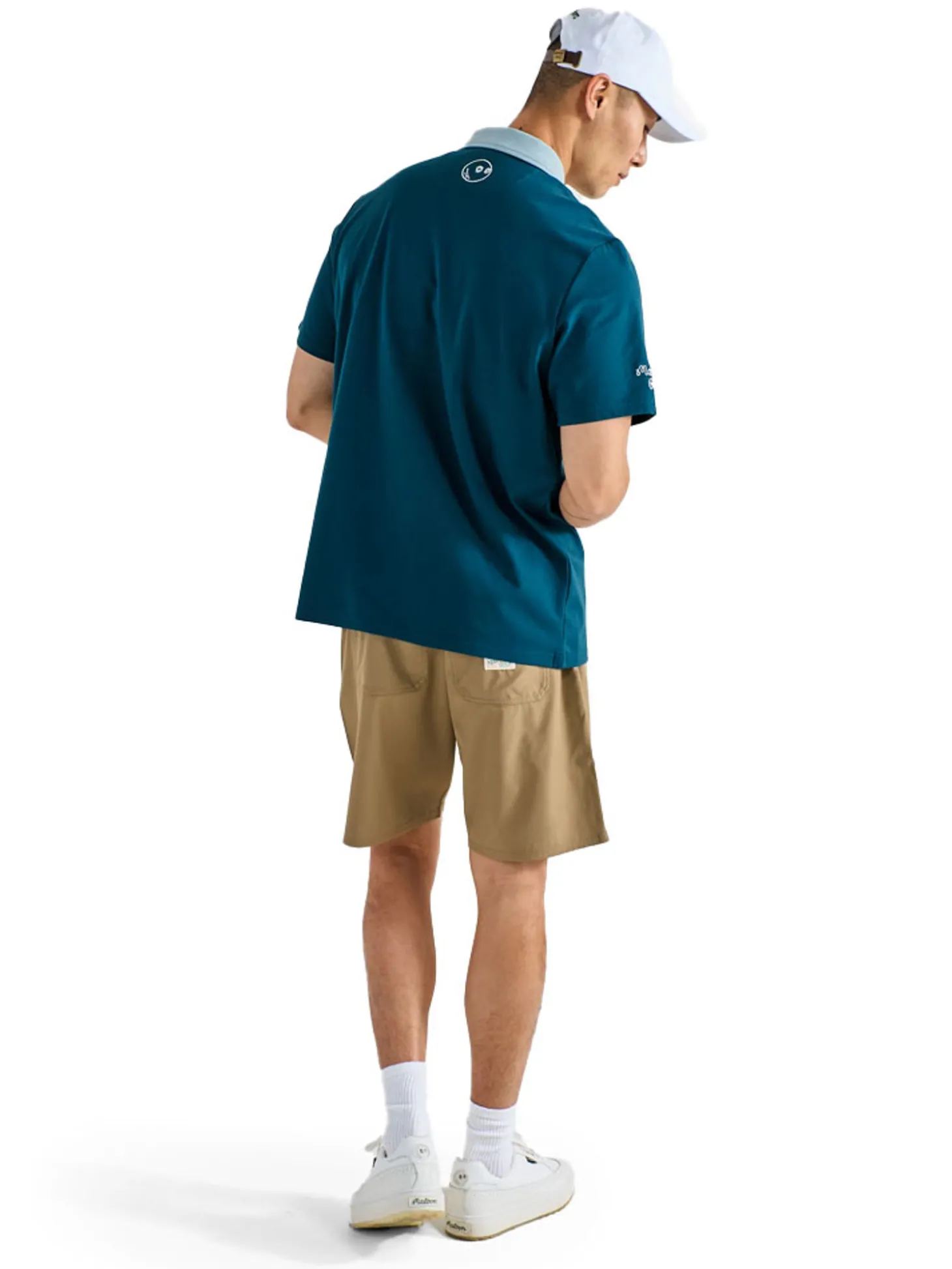 Malbon Jovis Solid Polo - Ocean