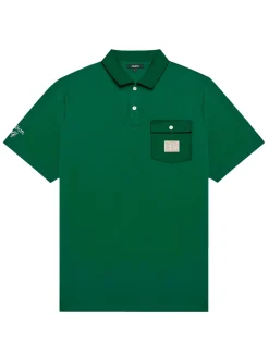 Malbon Jovis Solid Polo - Kelly Green