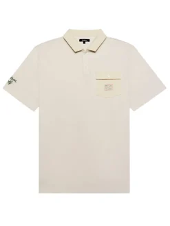 Malbon Jovis Solid Polo - Ivory