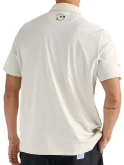 Malbon Jovis Solid Polo - Ivory