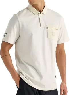 Malbon Jovis Solid Polo - Ivory