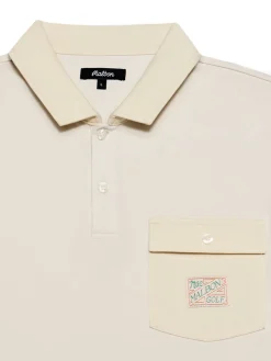 Malbon Jovis Solid Polo - Ivory
