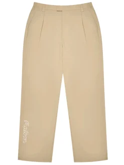 Malbon Magnolia Pleated Pant - Pale Khaki