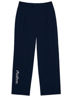 Malbon Magnolia Pleated Pant - Navy