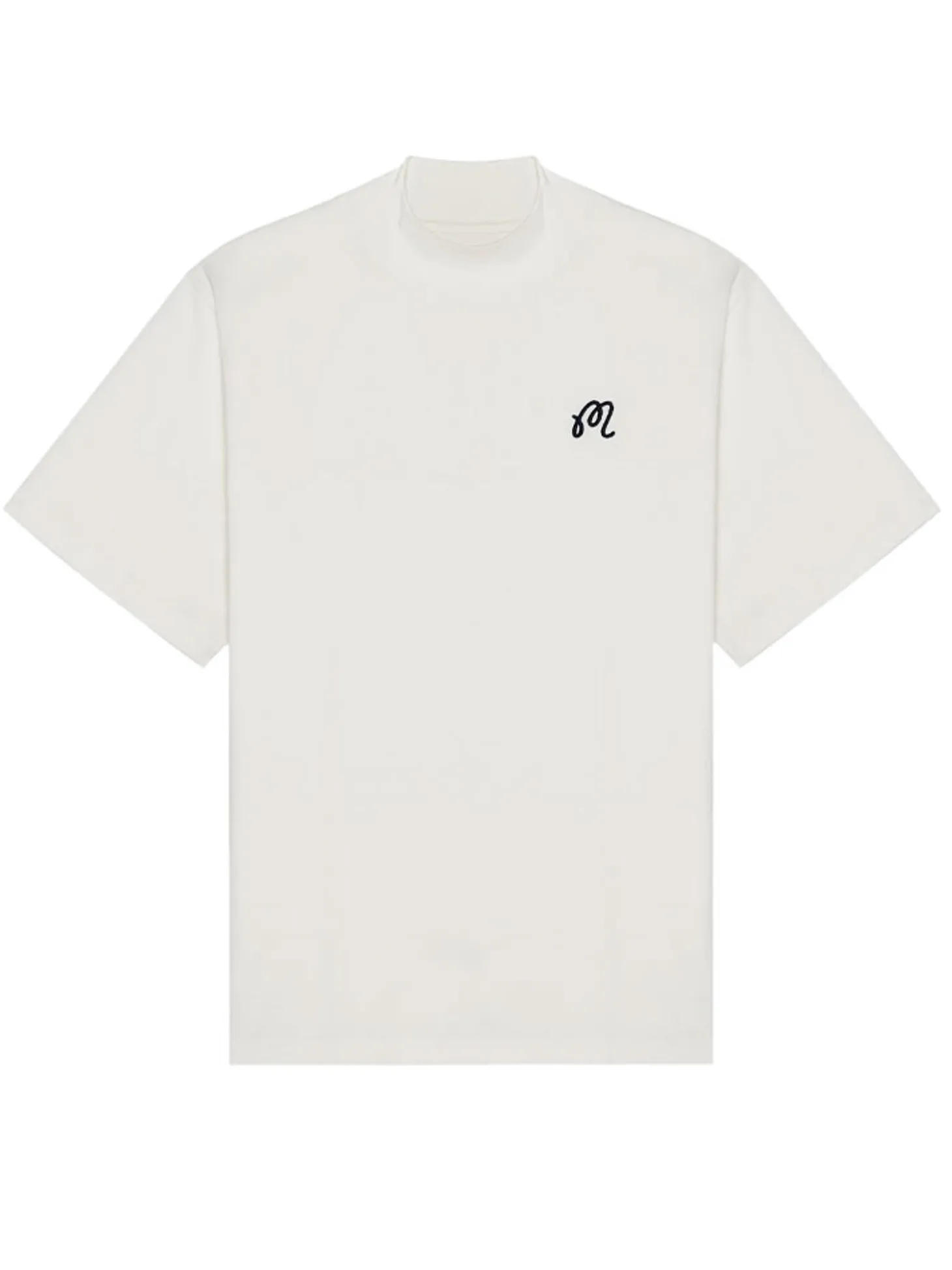 Malbon Mare Mockneck Tee - White