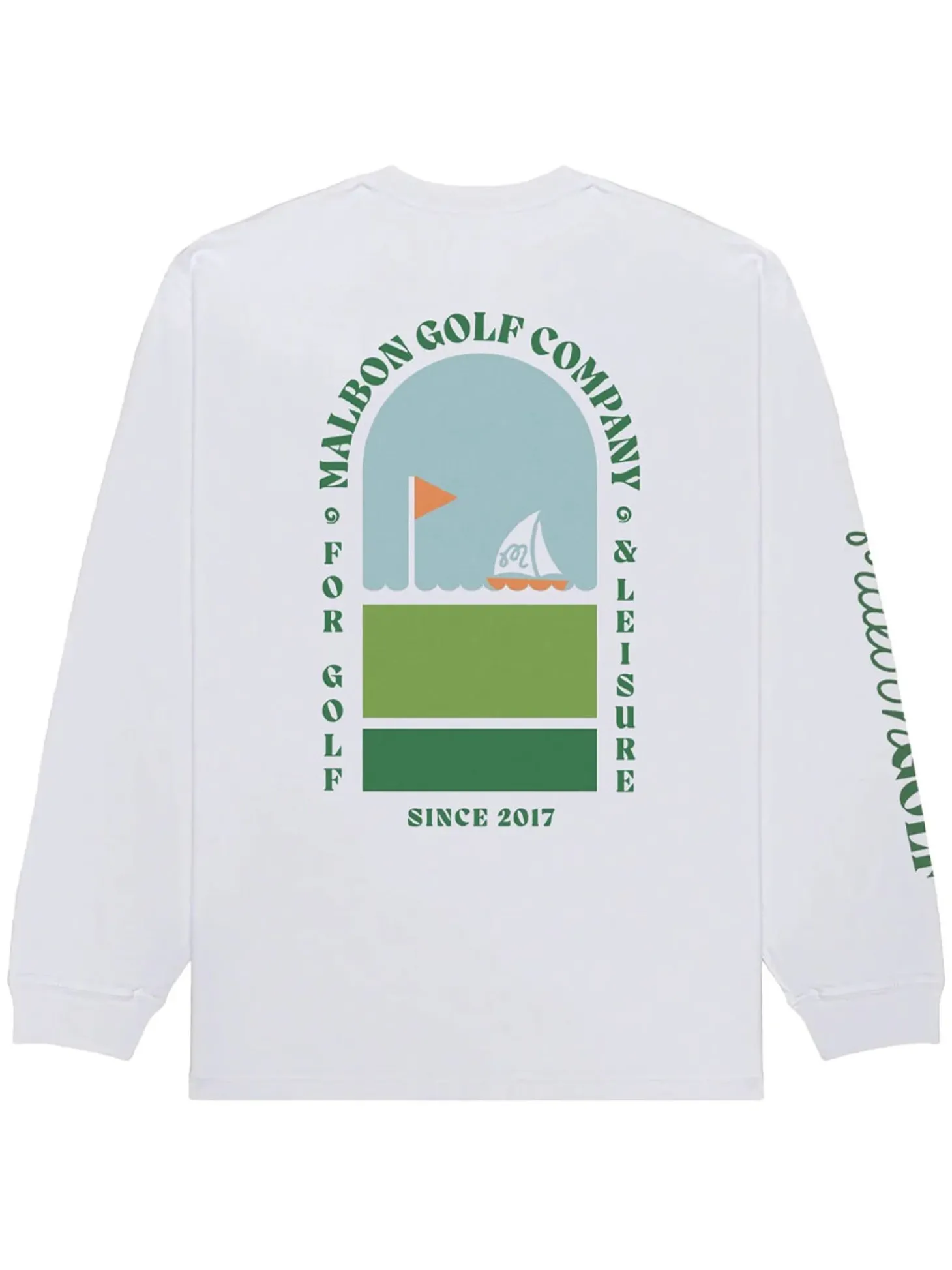 Malbon Marina LS Tee - White