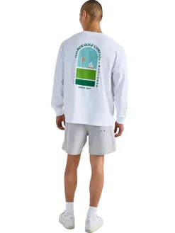 Malbon Marina LS Tee - White
