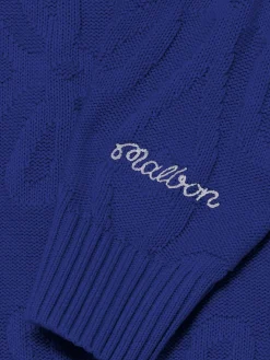Malbon Monaco Knit Sweater - Blue