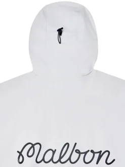 Malbon Performance Full Zip Shell Jacket - White