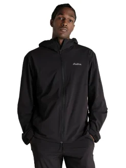 Malbon Performance Full Zip Shell Jacket - Black