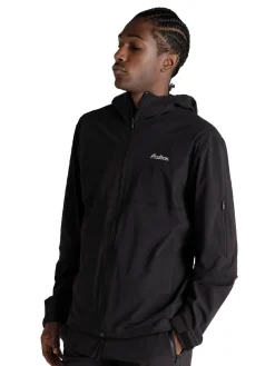 Malbon Performance Full Zip Shell Jacket - Black